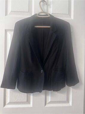 Talula MATSUDO BLAZER Black Blazer Jacket - Single Button
